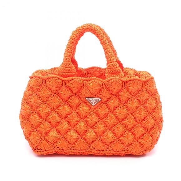 PRADA Orange Tote Bag - Picture 1 of 7